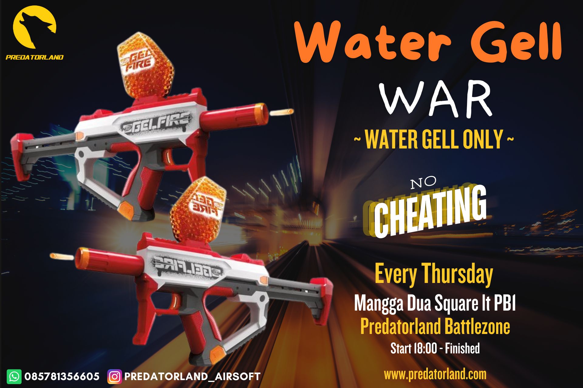 Water Gell War - Every Thursday