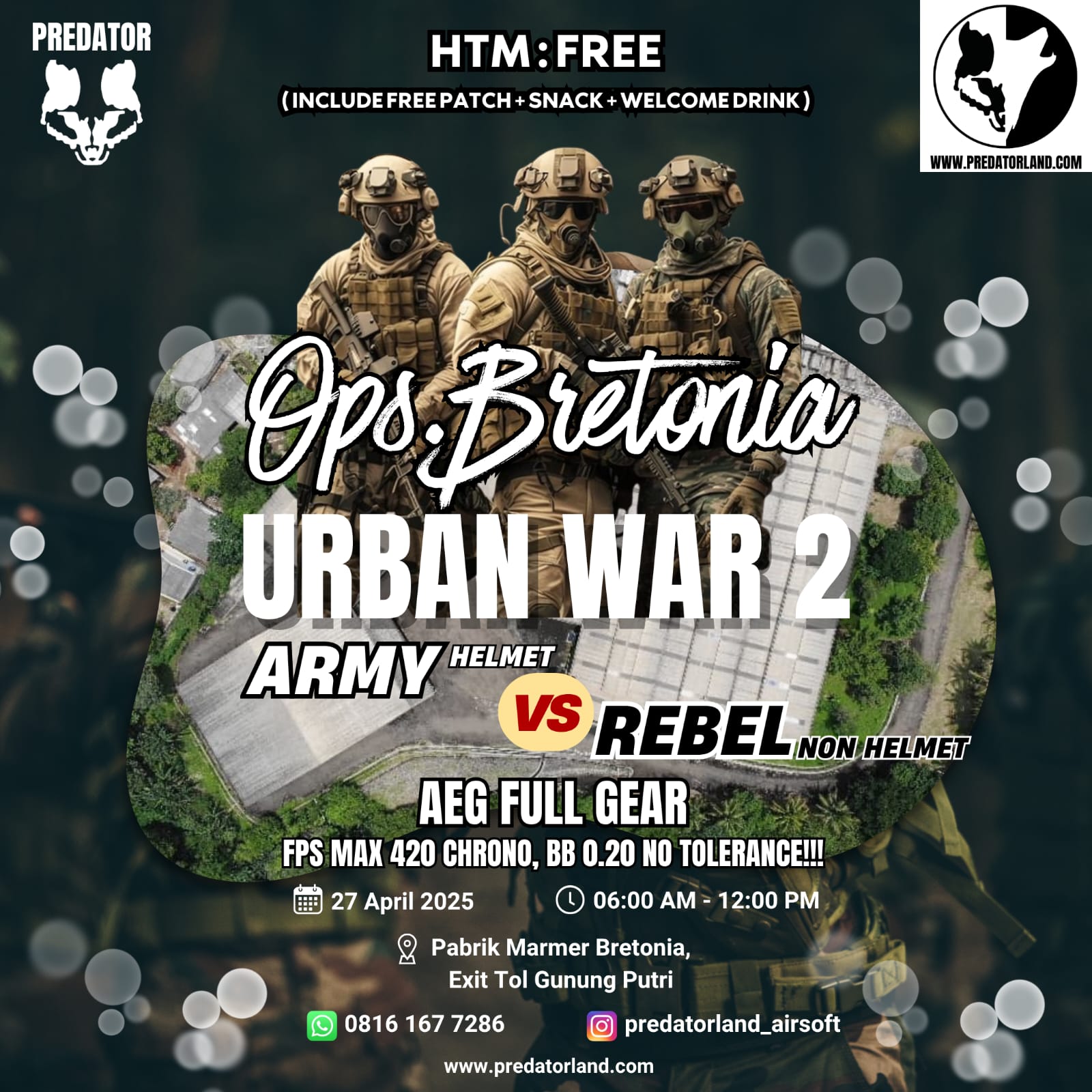 Milsim Predator event